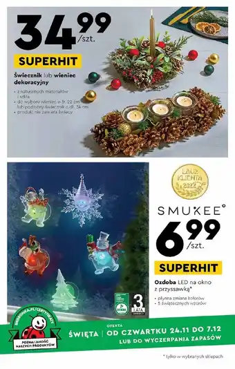 Biedronka Wieniec dekoracyjny oferta