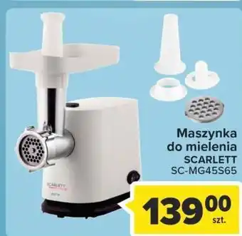 Carrefour Maszynka do mielenia mięsa sc-mg45s65 scarlett oferta