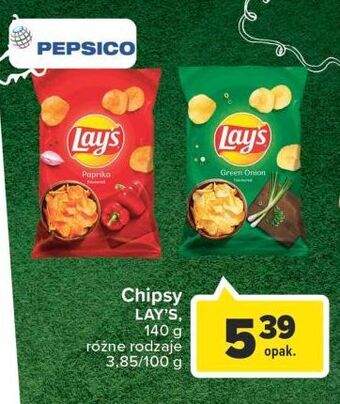 Carrefour Chipsy zielona cebulka lay's oferta