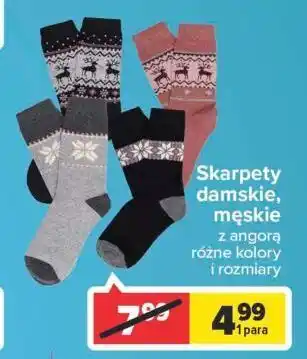 Carrefour Skarpetki damskie angora oferta