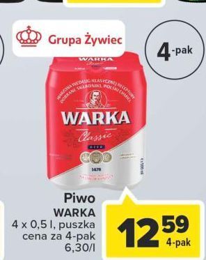 Carrefour Piwo warka oferta