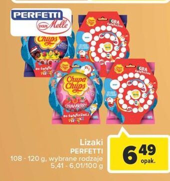 Carrefour Lizaki + gra świąteczna chupa chups oferta