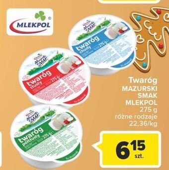 Carrefour Twaróg tłusty mazurski smak oferta