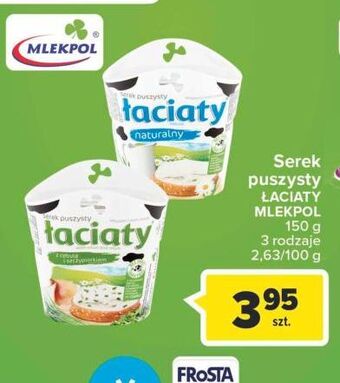 Carrefour Serek puszysty z cebulką i szczypiorkiem łaciaty oferta