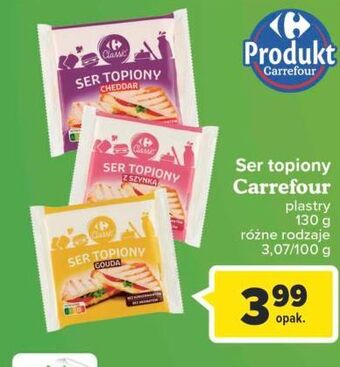 Carrefour Ser topiony cheddar carrefour classic oferta