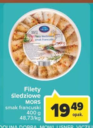 Carrefour Filety śledziowe francuskie mors ryby oferta