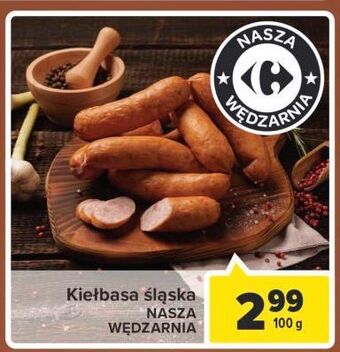 Carrefour Nasza wędzarnia Carrefour Kiełbasa śląska 100 g oferta