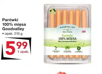 Odido Parówki 100% mięsa Goodvalley 210g oferta
