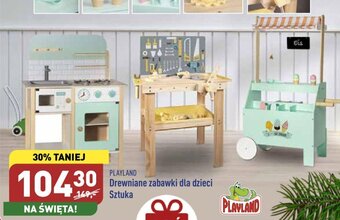 ALDI Playland Drewniane zabawki dla dzieci oferta