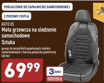 ALDI Auto XS Mata grzewcza na siedzenie samochodowe 1szt. oferta