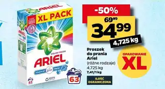 Netto Proszek do prania Ariel 4,725kg oferta
