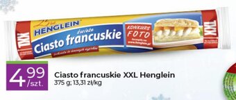 Stokrotka Henglein, ciasto francuskie XXL, 375g oferta