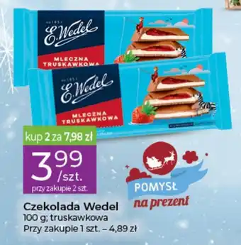 Stokrotka Wedel, czekolada, 100g, truskawkowa oferta