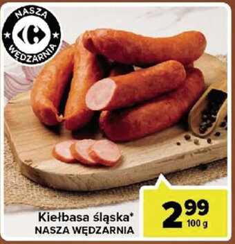 Carrefour Market Nasza Wędzarnia, kiełbasa śląska, 100g oferta