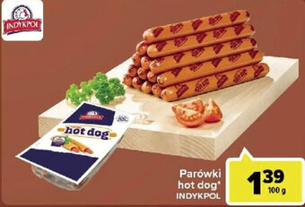 Carrefour Market Indykpol, parówki hot dog, 100g oferta