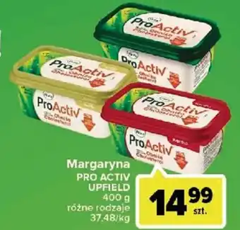 Carrefour Market Upfield, margaryna pro activ, 400g, różne rodzaje oferta