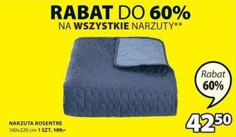 JYSK Narzuta Rosentre 160x220cm oferta