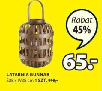 JYSK Latarnia Gunnar Ś28xW38cm oferta