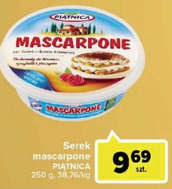 Carrefour Market Piątnica Serek mascarpone 250g oferta