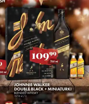 Al.Capone Johnnie Walker Double black + Miniaturki 700ml oferta