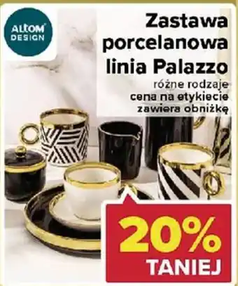 Carrefour Market Altom Design zastawa porcelanowa linia Palazzo oferta