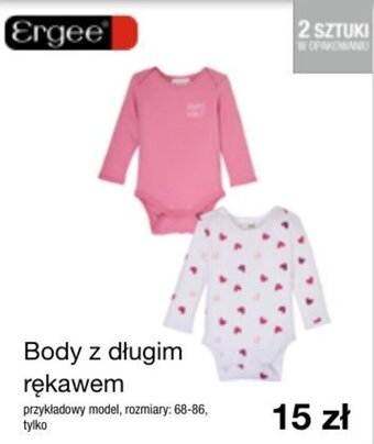 KiK Ergee Body z długim rękawem oferta