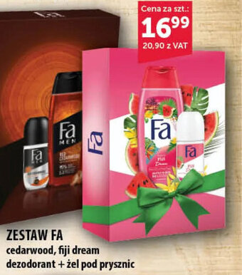 Eurocash Fa zestaw cedarwood, fiji dream dezodorant + żel pod prysznic oferta