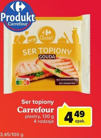 Globi Carrefour ser topiony plastry 130g oferta