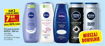 Biedronka Żel pod prysznic NIVEA 2x 500ml oferta
