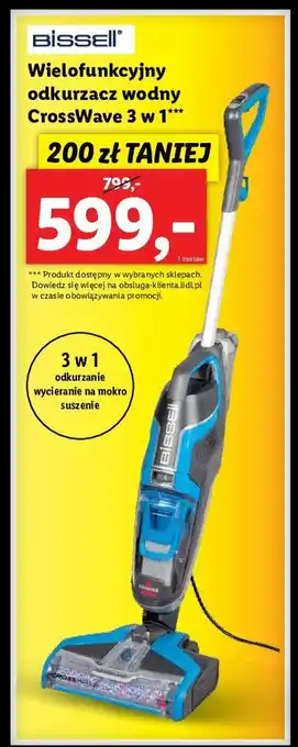 Lidl Odkurzacz crosswave pet pro 3w1 oferta