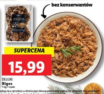 Lidl Bigos z grzybami i suszonymi śliwkami deluxe oferta