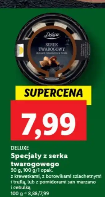 Lidl Serek śmietankowy pomidorami i cebulą deluxe oferta