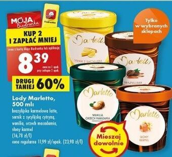 Biedronka Lody waniliowe marletto oferta