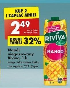 Biedronka Napój kaktus riviva oferta