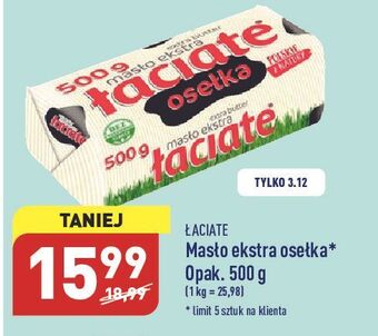 ALDI Masło ekstra osełka łaciate oferta