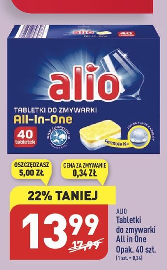 ALDI Tabletki do zmywarki all in one alio oferta