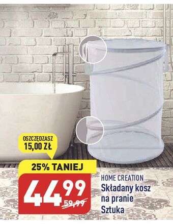 ALDI Kosz na pranie składany home creation oferta