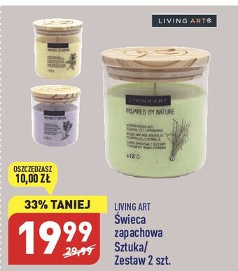 ALDI Świeca dekoracyjna living art oferta