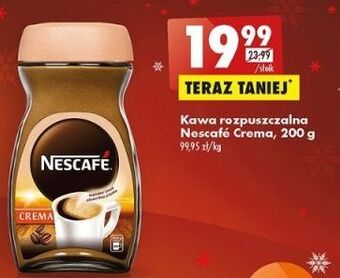 Biedronka Kawa nescafe crema oferta