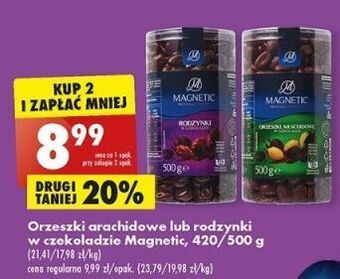 Biedronka Rodzynki w czekoladzie magnetic oferta