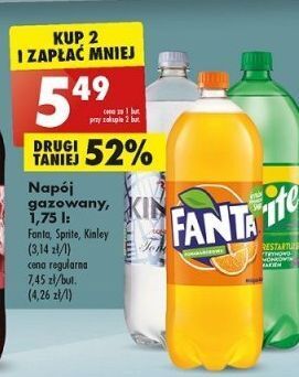 Biedronka Napój pomarańczowy fanta oferta