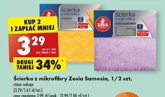Biedronka Ścierka z mikrofibry uniwersalna zosia samosia oferta