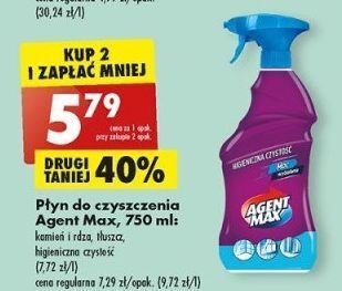 Biedronka Płyn do usuwania tłuszczu agent max oferta