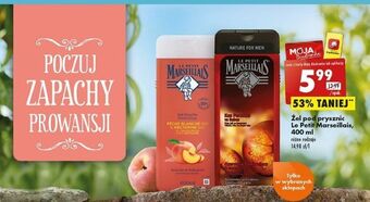 Biedronka Żel pod prysznic czerwona pomarańcza i szafran le petit marseillais oferta