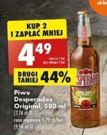 Biedronka Piwo desperados oferta