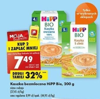 Biedronka Kaszka 5 zbóż hipp bio oferta
