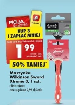 Biedronka Maszynka do golenia wilkinson xtreme 3 oferta