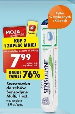 Biedronka Szczoteczka do zębów multi care sensodyne sensitive oferta