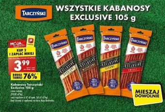Biedronka Kabanosy drobiowe tarczyński exclusive oferta