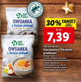 Lidl Owsianka z fińskimi płatkami morela one day more oferta